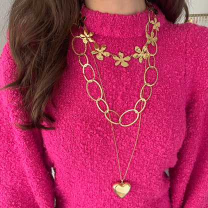 loving heart lange ketting