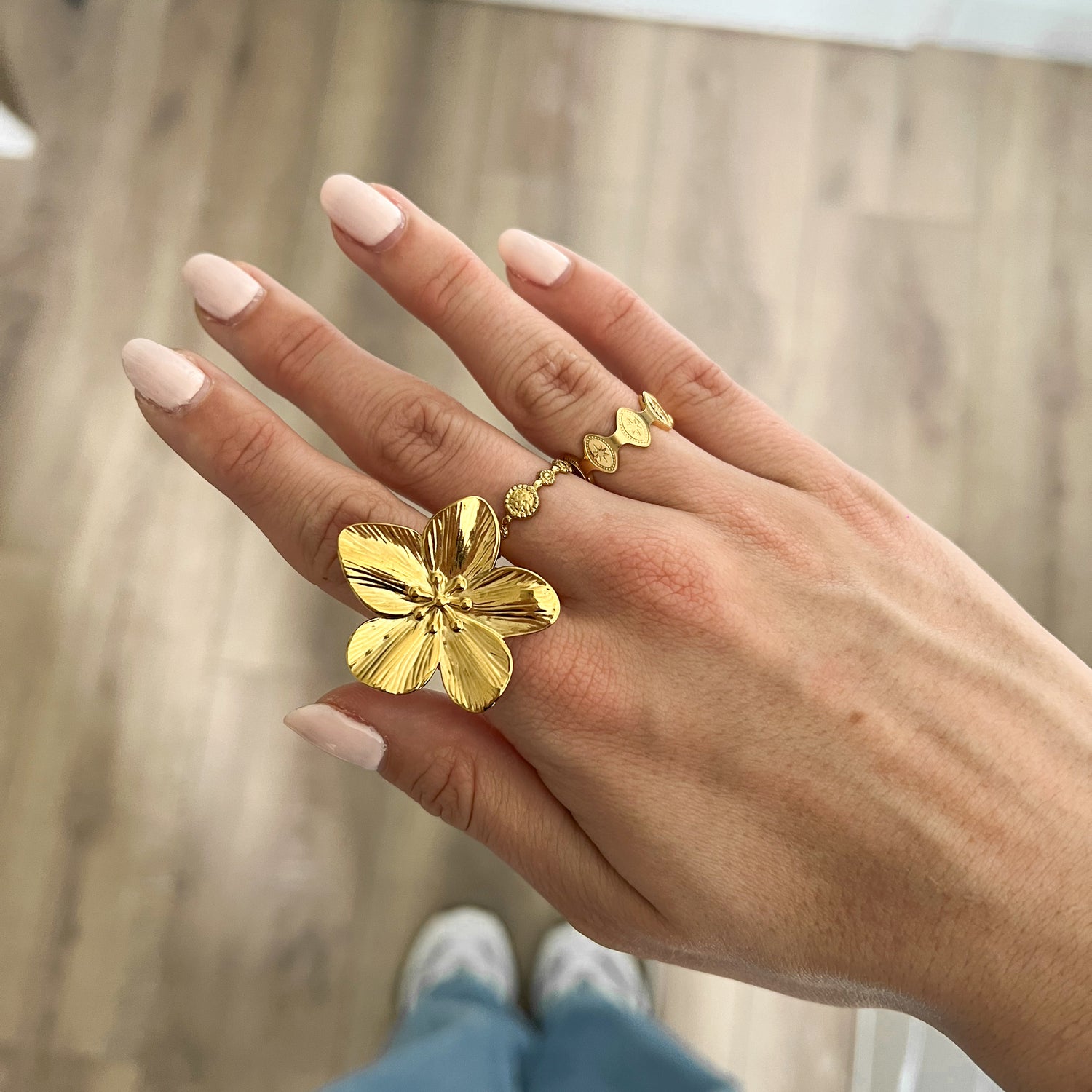 star plates ring - goud