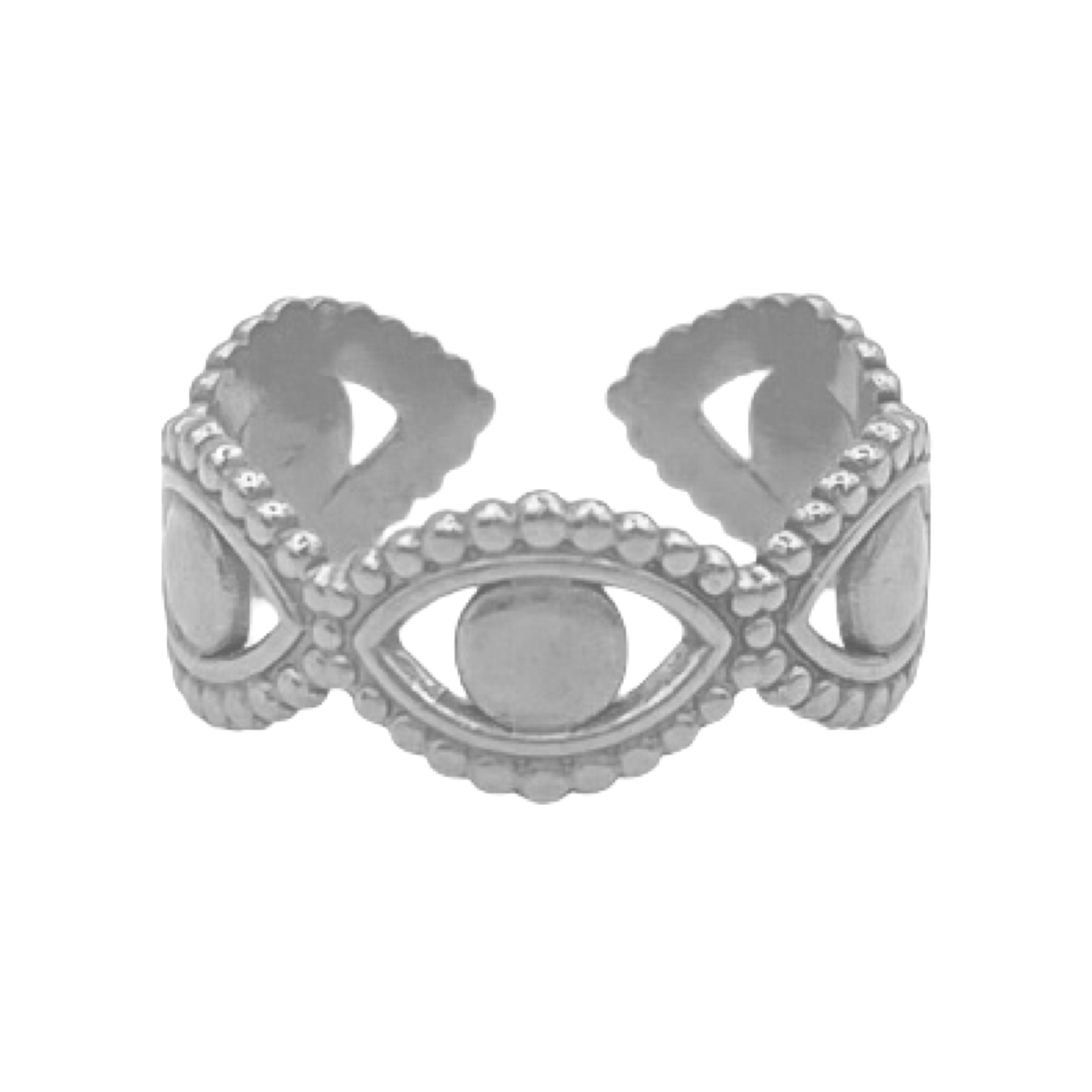 eyeconic ring - zilver