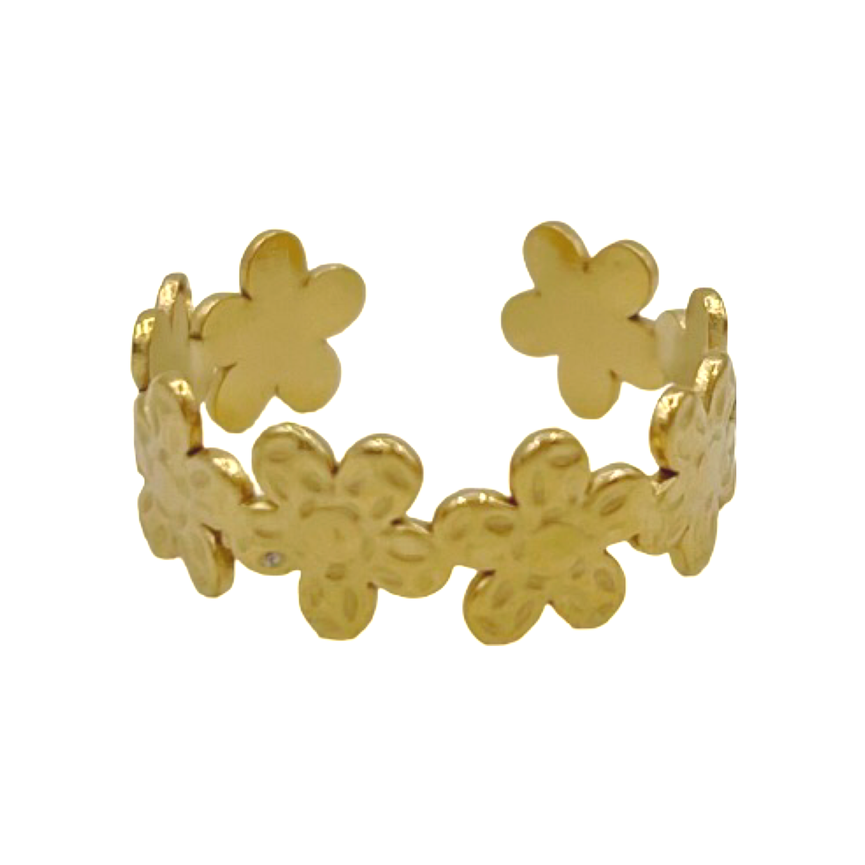 wildflower ring - goud