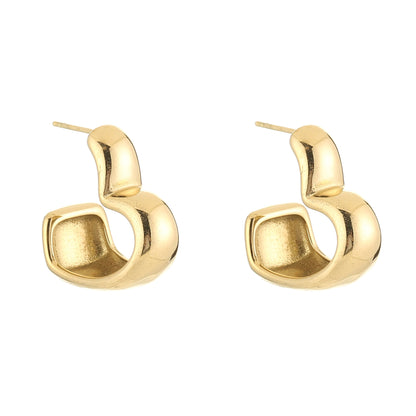 heart hoops - goud