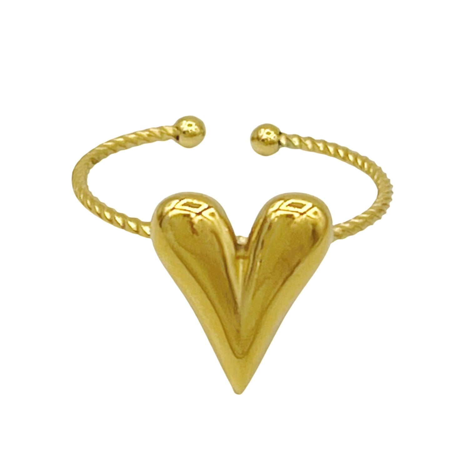 heart ring - goud