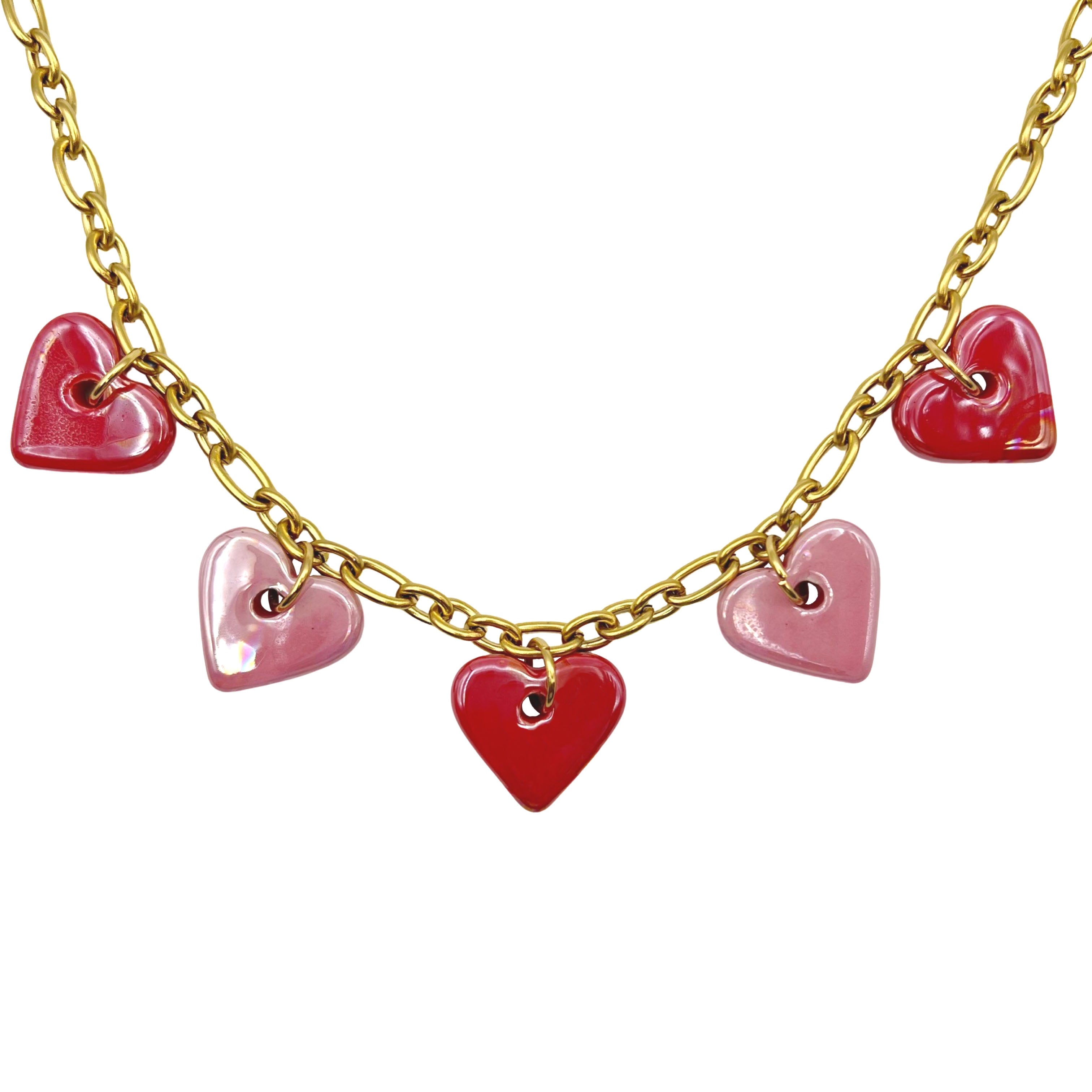 valentine ketting - goud