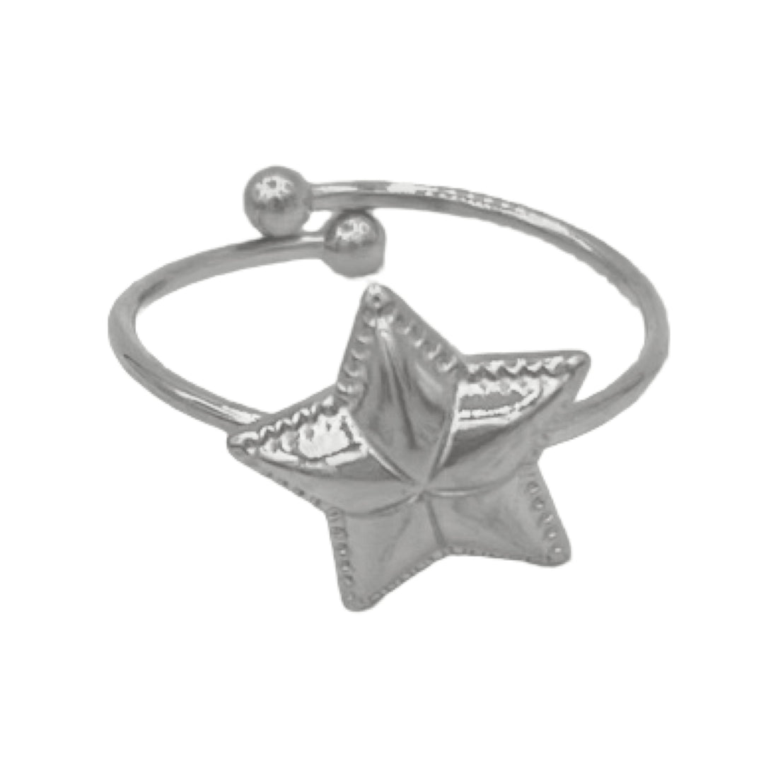 star ring - zilver