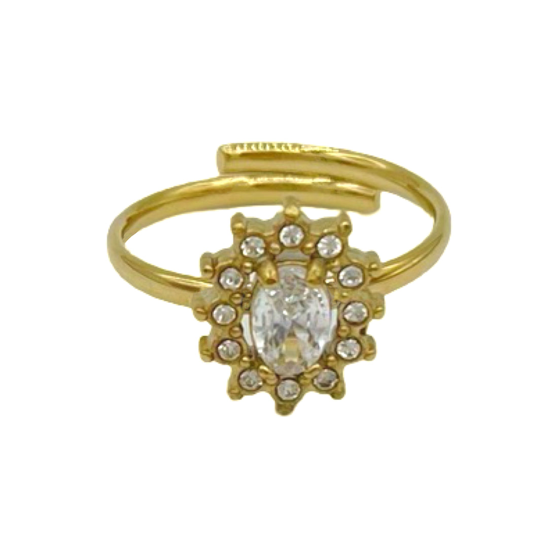 diamonds ring - goud