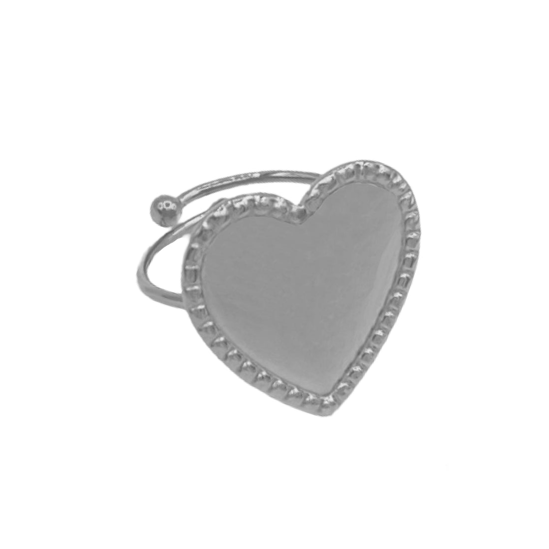 heart stealer ring - zilver