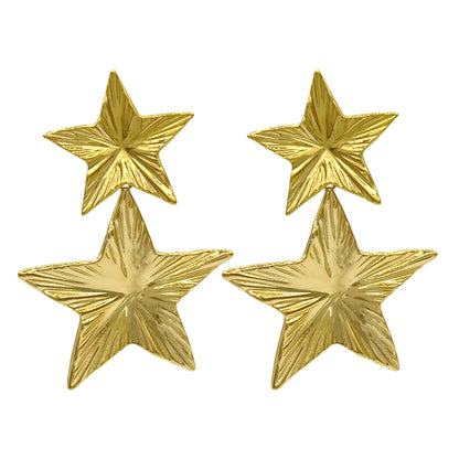 starlight oorbellen - goud