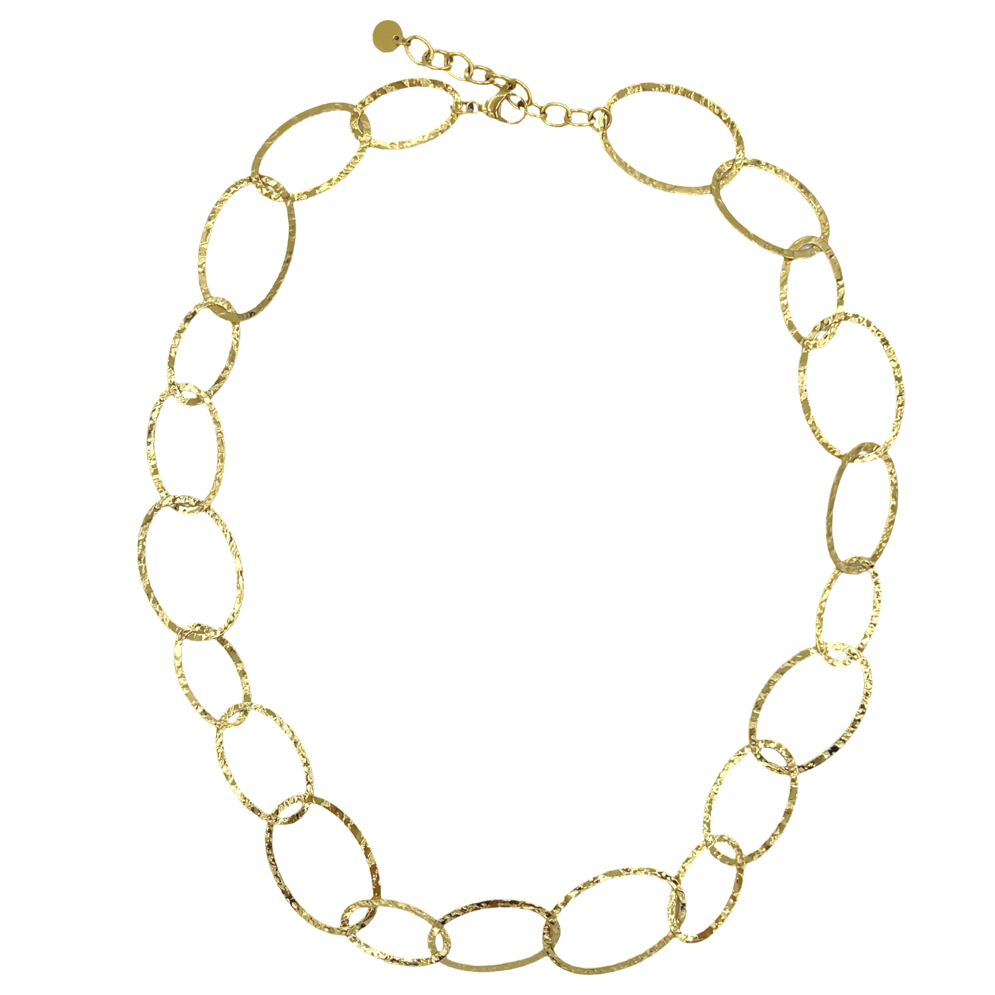 oval links lange ketting