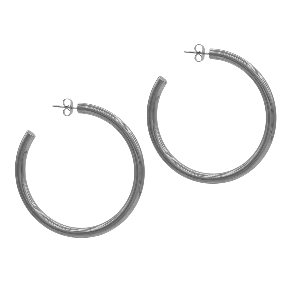 showstopper hoops - zilver