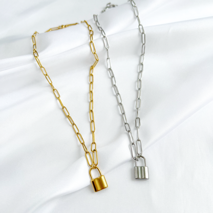 lock ketting - goud