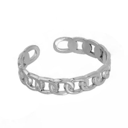 chain ring - zilver