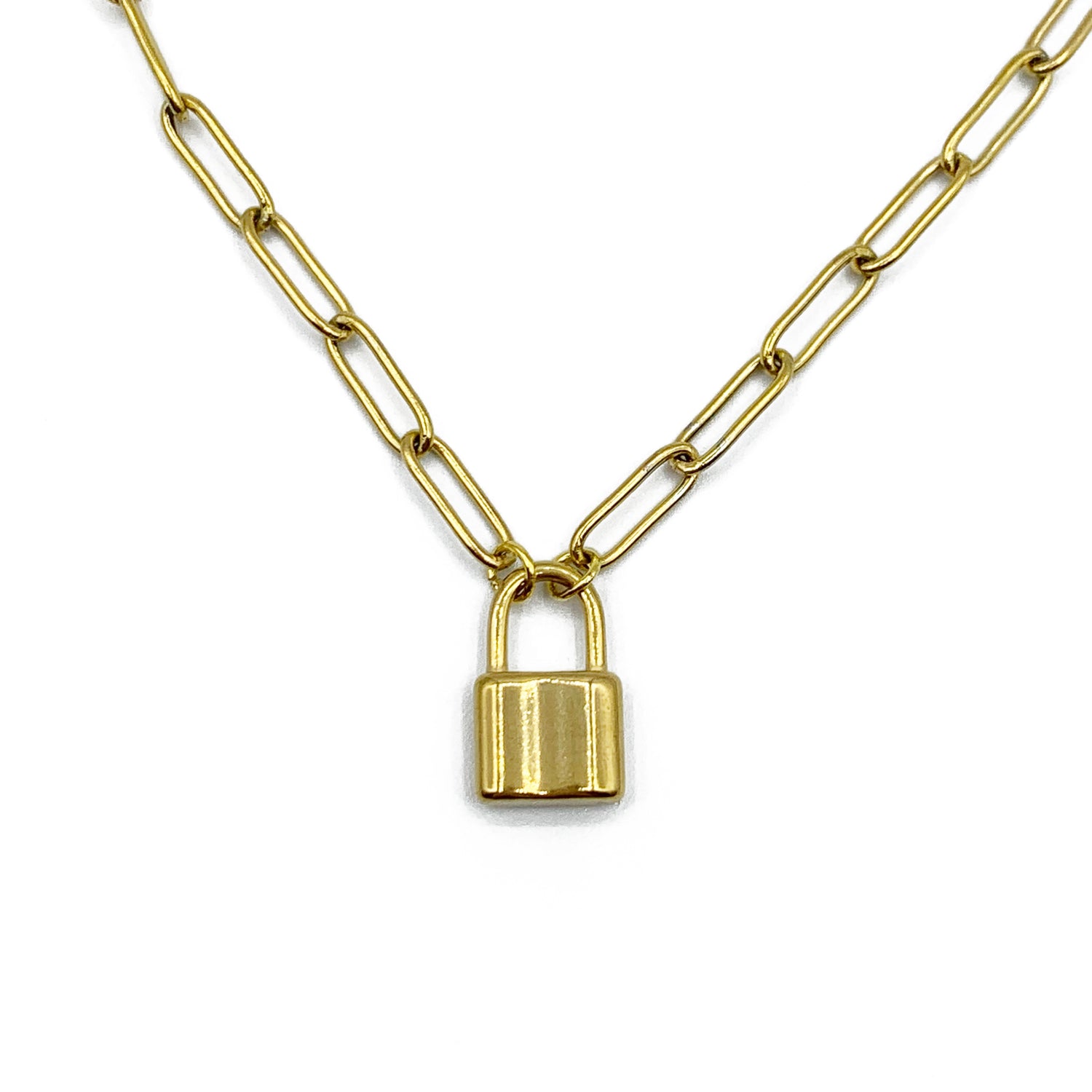 lock ketting - goud