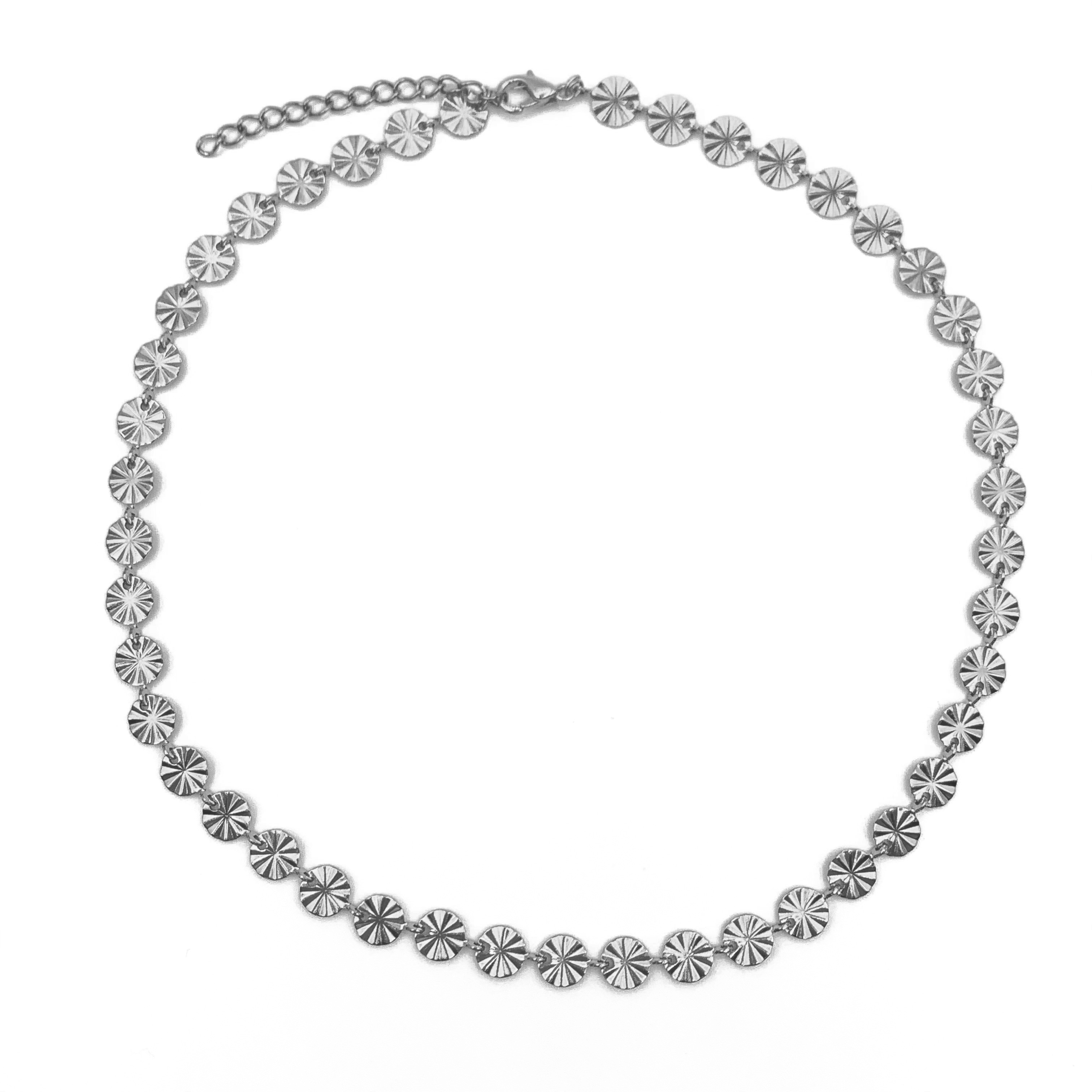 steel disc choker - zilver